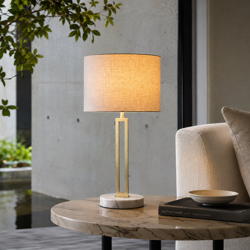 Lampe de table en marbre Zerangue
