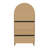 Breakwater Bay Tall Arch Storage Cabinet, Arched Kitchen Pantry Cabinet With Reversible 4 Rattan Doors, Adjustable Shelves Arched Display Floor Cabinet For Kitchen And Dining Room (74.3")-1804820638