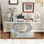 Miroir d'entrée hexagonal en cristal Sparkling