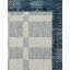 Tapis bleu / blanc en polypropylène tissé à la machine Tereon-86732811