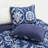 Modern Floral Geometric Quilt Set, 3-Piece Reversible Coverlet and Pillow Shams-110379269-110379273