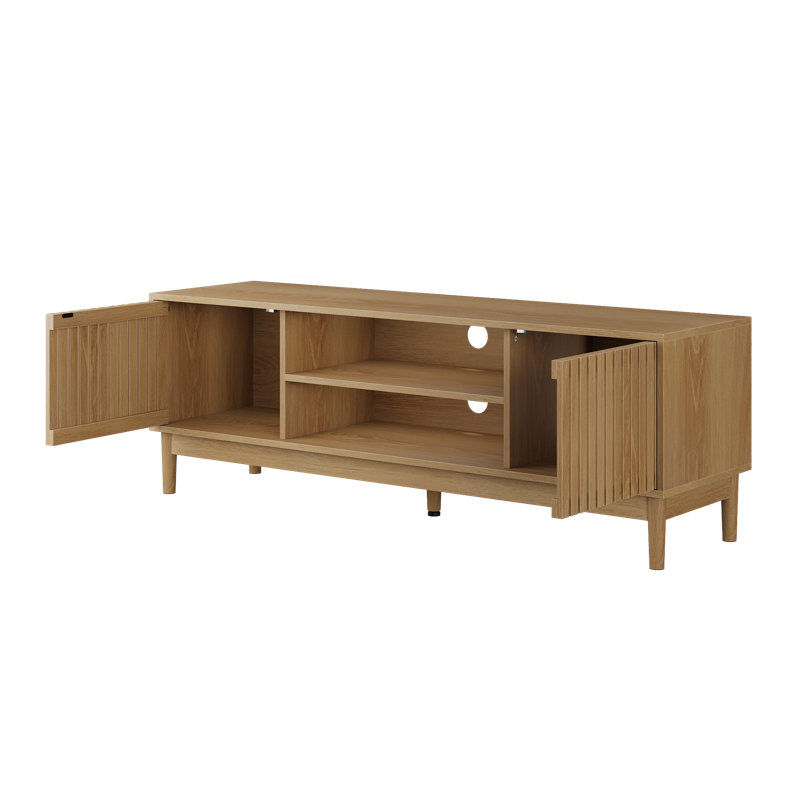 Meuble télé 55 po Modern, Chêne