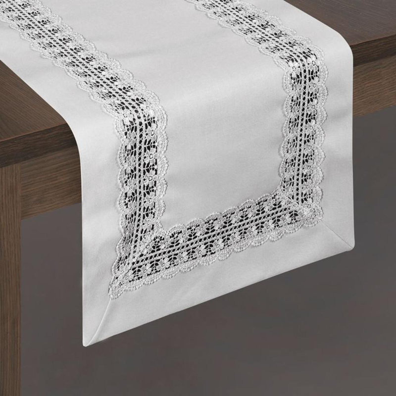 Granada Tablecloth 50X105 Cm Silver