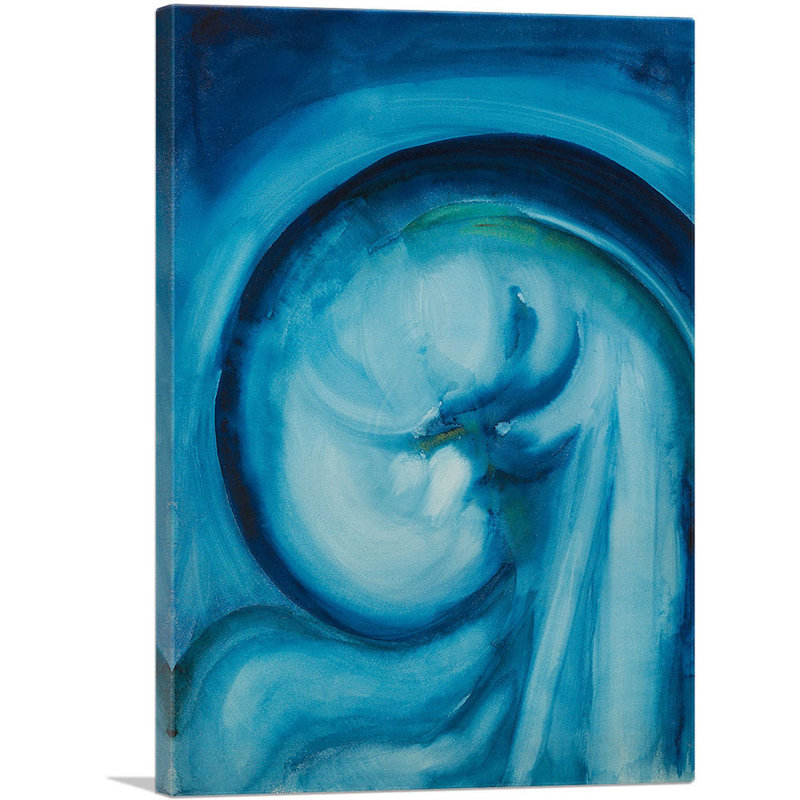 Blue II 1916 by Georgia O-Keeffe - Wrapped Canvas Painting, 40" H x 26" W x 1.5" D