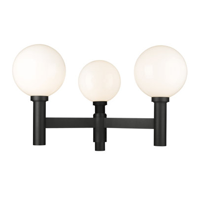 Tête de lanterne noire 3 lumières Milliken
