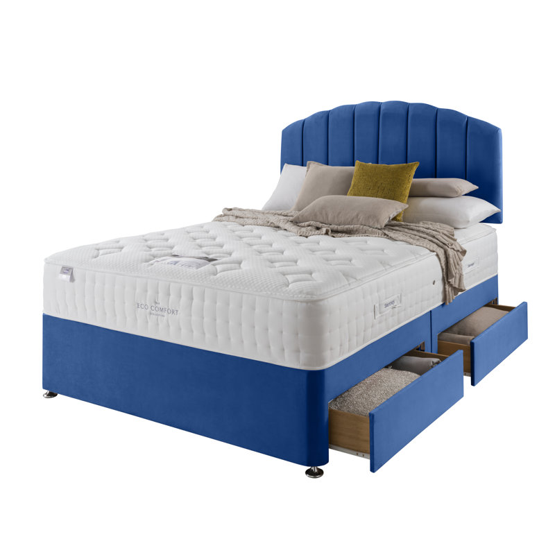 Merlin Upholstered Headboard, Single (3'), Silver Velvet