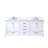 Double Bath Vanity with Cultured Marble Top