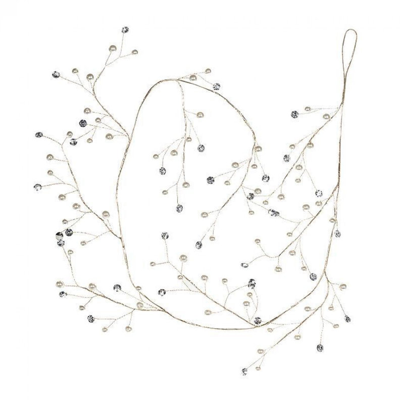 Pearl & Crystal Gems Garland