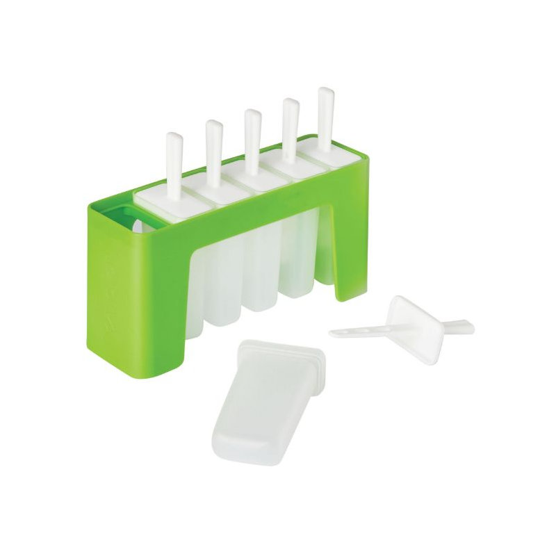 Tovolo Groovy 2 Pop Molds with Tray (Set of 6)
