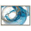 «Ocean Vortex I», reproduction d'art encadrée bleue et dorée par Art Remedy, cadre noir, 15 x 10-2138820300-2139071595