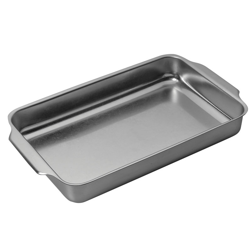 Plateau à gratin Original Original - 1 pièce - Acier inoxydable, H 5 po x L 15,75 po x l 9,45 po