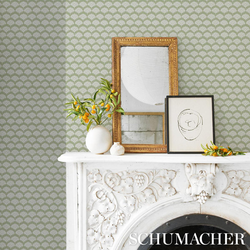 Schumacher x Neisha Crosland Pollen Wallpaper, Delft