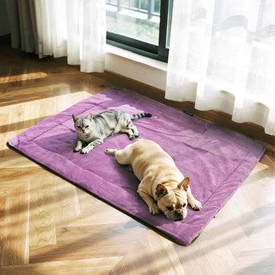 Outdoor Dog Mat, Portable Washable Pet Settle Mat, Foldable Travel Camping Pet Bed,  Pet Picnic Travel Activity, Roll Up Mat for Beach Park, Large Size