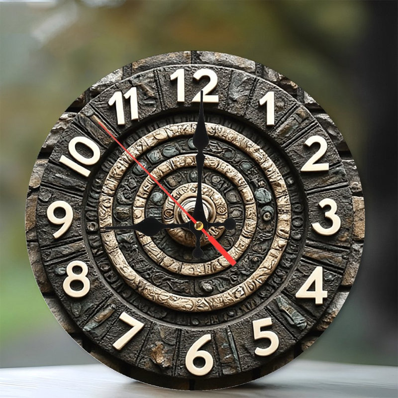 Horloge murale pierre calendrier maya