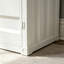 Coffre cargo blanc, armoire de rangement métallique avec porte simple de style conteneur