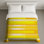 Yellow Stripes Bedding Pattern Duvet Cover Modern