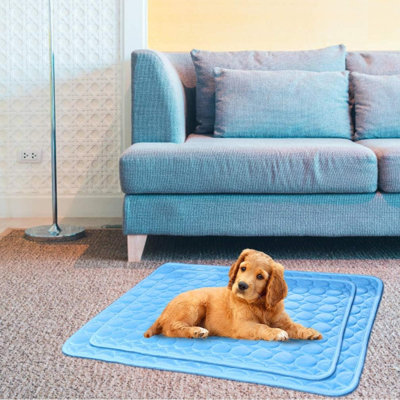 Tapis de refroidissement lavable pour chien Tapis de refroidissement en soie pour chien Tapis de refroidissement pour animaux pour intérieur et extérieur