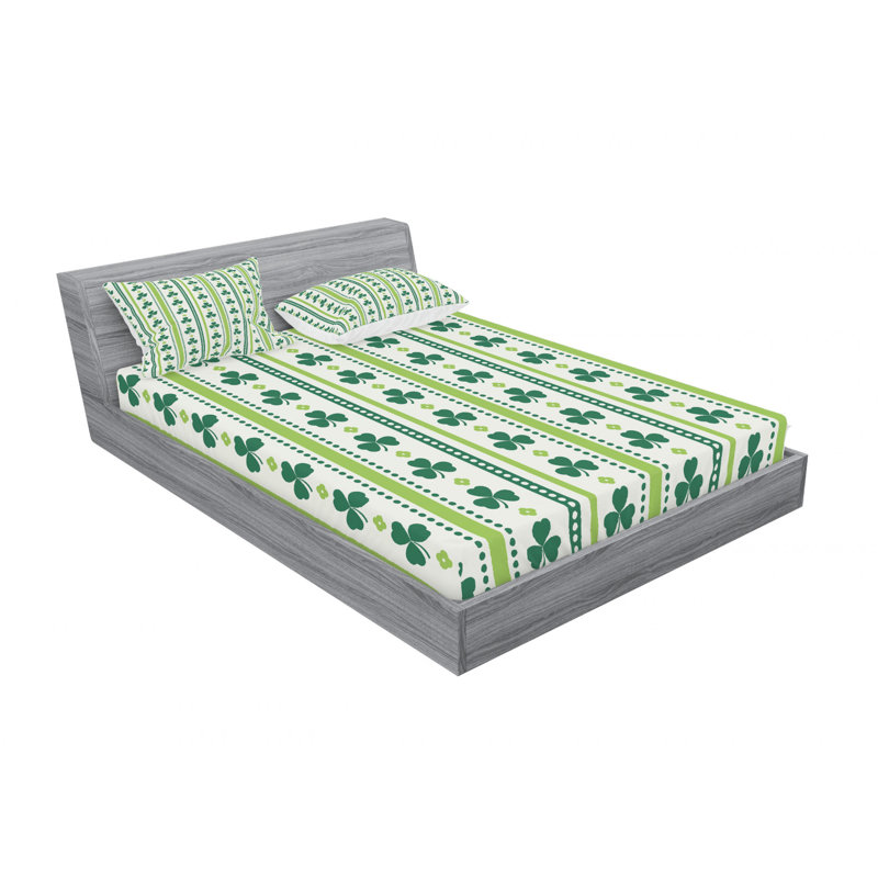Microfiber Sheet Set, Queen Sheet Set with Fitted Sheet