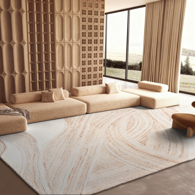 Tapis en laine touffeté à la main Casablanca, Rectangulaire 8 pi x 10 pi