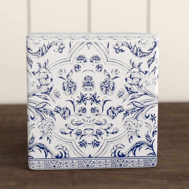 Lennon Porcelain Tissue Box Cover