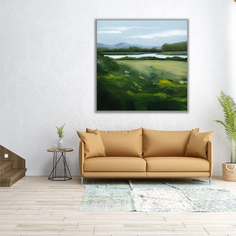 River Run Valley I - reproduction d'art sur toile, H 20 po x l 20 po