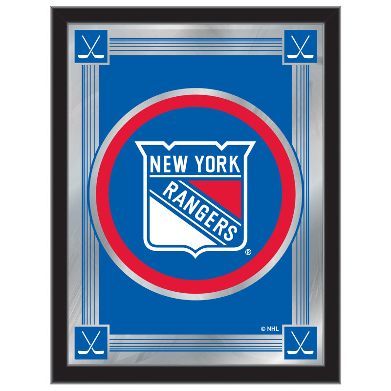 « logo mirror », impression encadrée NHL, New York Rangers