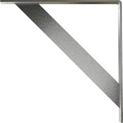 2"W x 18"D x 18"H Traditional Steel Bracket, Stainless Steel