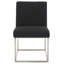 Chaise d'appoint rembourrée en acier inoxydable Athens-1213203037-1208593125