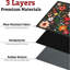Tapis de chaise de bureau pour plancher de bois franc et carrelage, Boho Floral 36 po x 48 po