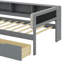 Lit plateforme avec tablettes de rangement, tiroirs, station de charge et tête de lit tapissier-1460579272-1460579277