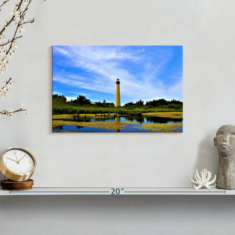 Lilie Tropical Cape May Lighthouse, 8" H x 12" W