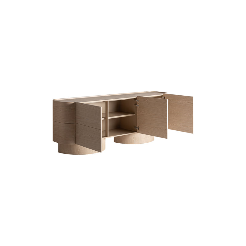 87'' Solid Wood Sideboard