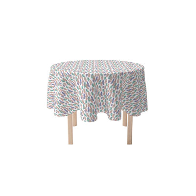 Round Cotton Twill Tablecloth