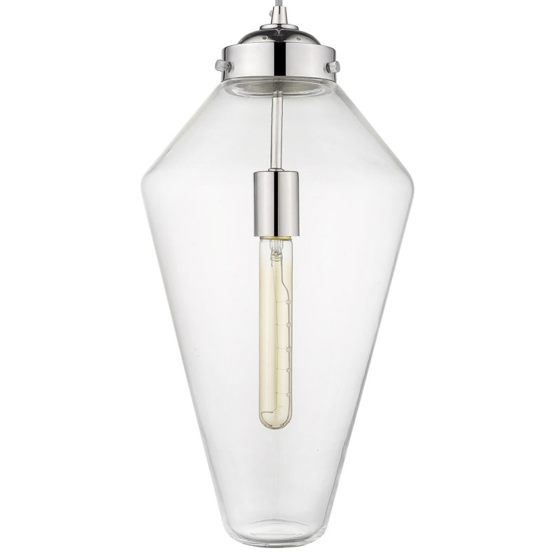 Luminaire suspendu géométrique 1 lumières simple Cabott