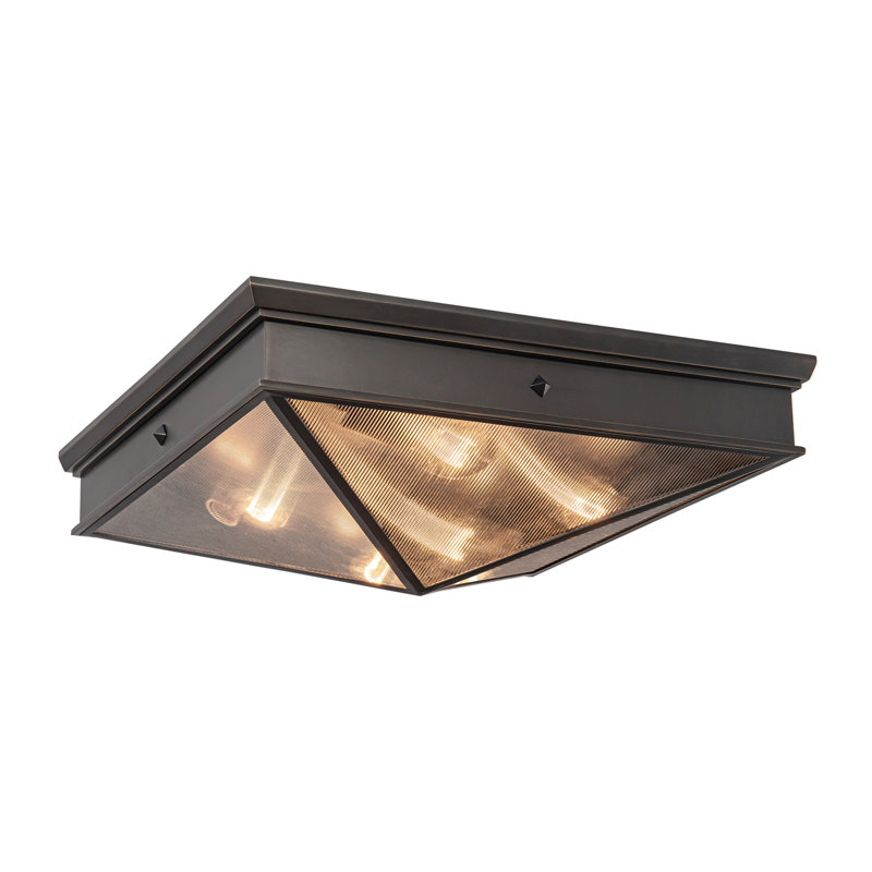 Cairo 4 - Light Flush Mount, Urban Bronze