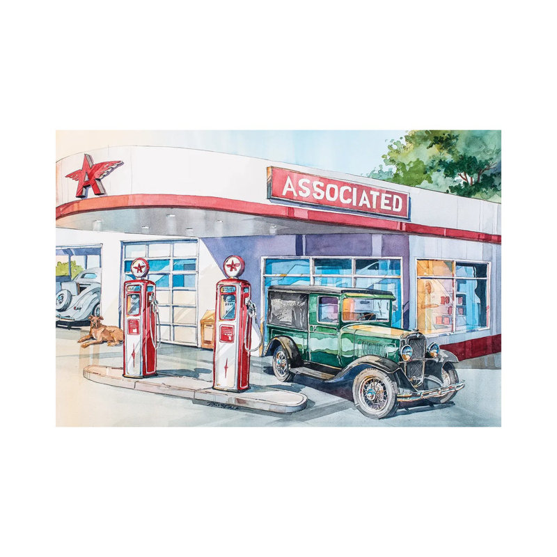 Flying A by Bill Drysdale - Wrapped Canvas Gallery-Wrapped Canvas Giclée, 66.04 cm H x 45.72 cm W