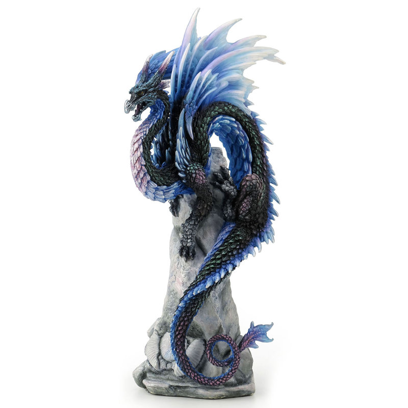 Résine de polyester 10,24 po H Sapphire Sentinel par Andrew Bill