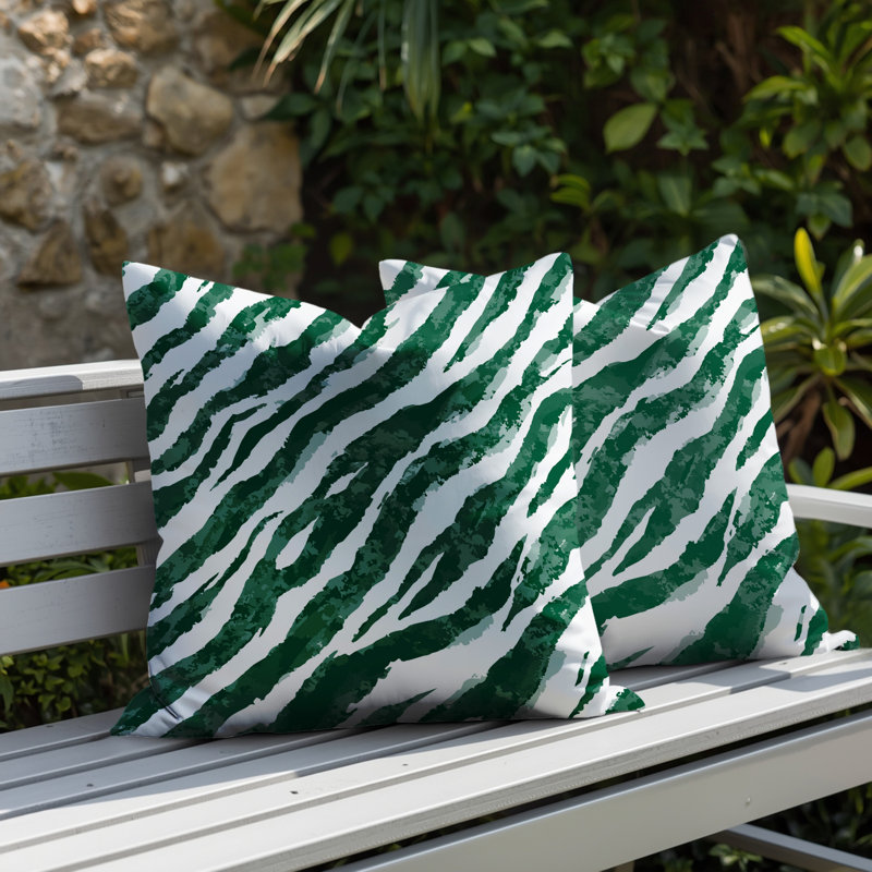 Coussin intérieur / extérieur Juno, 20x20, Vert