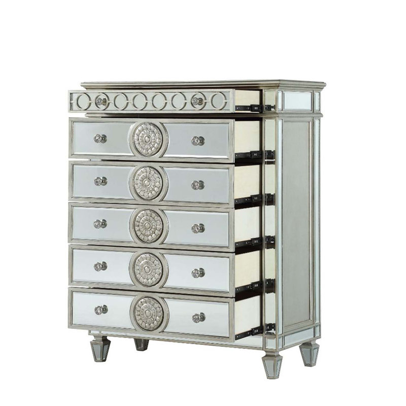 Commode 6 tiroirs avec miroir Varian