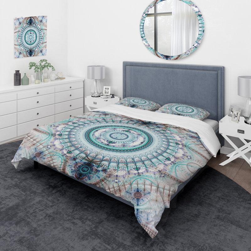 Futuriste Steampunk Time Machine portail II - ensemble de housse de couette moderne - microfibre de polyester