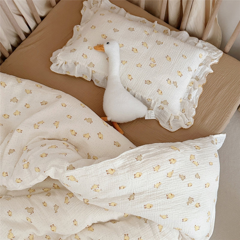 Cute Muslin Cotton Kids Pillowcase