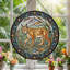 Panneau de vitrail Lynx Artwork, 7,8 H-92397972
