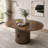 43.3" Extendable Dining Table with Hidden Storage & Sliding Door Base