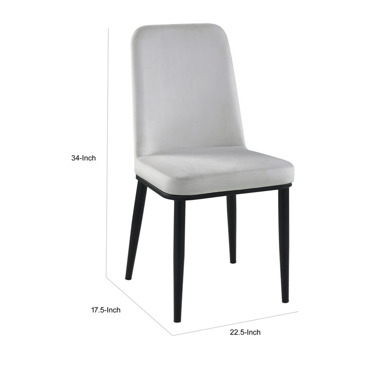 Fauteuil d'appoint en velours gris Kurtiss