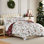 Ensemble d'édredon en duvet blanc réversible surdimensionné White Christmas