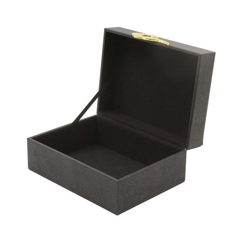 Elegant Faux Litchi Jewellery Boxes, Decorative Storage Case
