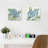 " Hydrangea Beauty I & II By Nan Set Of 2 Canvas Art Prints " 2 - Pieces