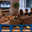Wall Mount Electric Fireplace, Touch Screen And Remote Control, 12 Flame Colours-216022930
