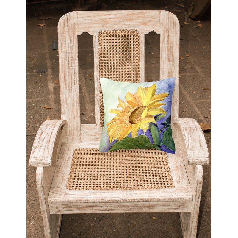 Sunflowers Outdoor Throw Pillow