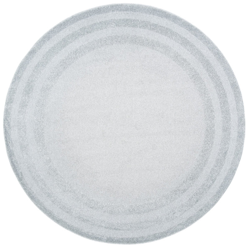 Kurtis Performance Solid Color Rug, Round 6'7" x 6'7"